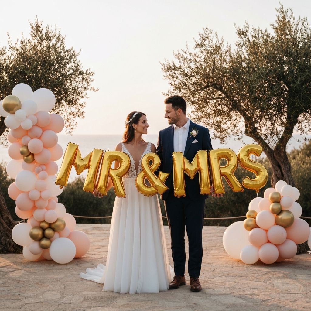 Decoracion de boda con globos de lujo